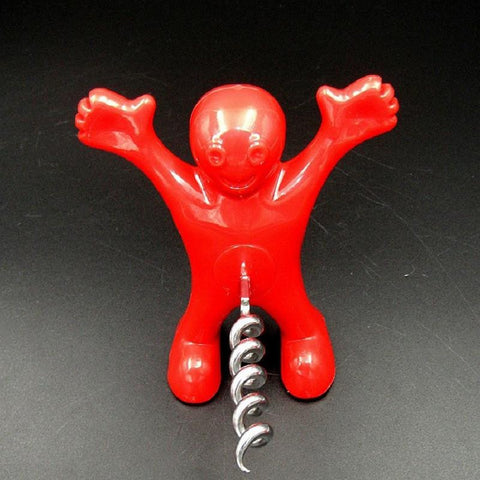 Happy Guy Wine Stopper Opener