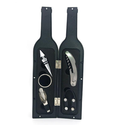 Wine Tool Set Bottle-Shaped Holder