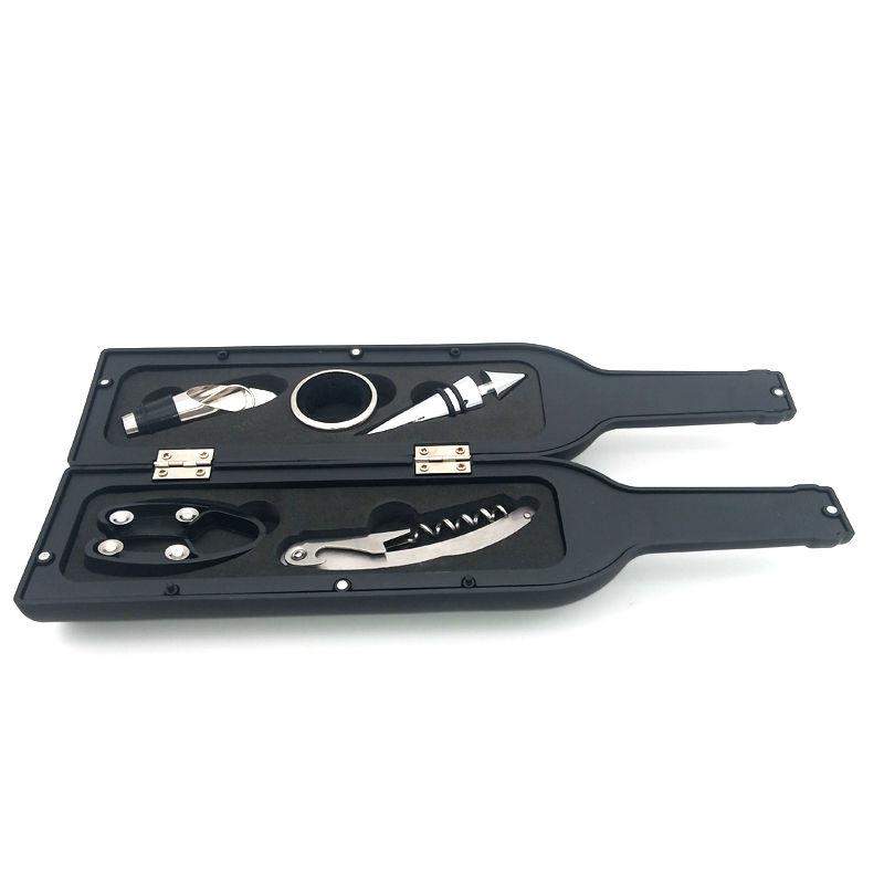 Wine Tool Set Bottle-Shaped Holder